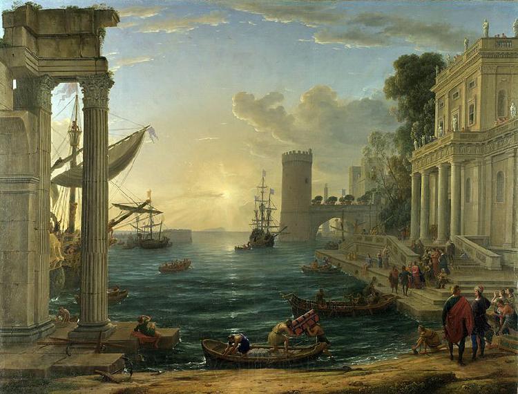 Claude Lorrain The Embarkation of the Queen of Sheba